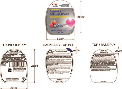 CVS Berry Antacid Anti-Gas 54ct Chews.jpg CVS Berry Antacid HBG 54ct Chews - CVS Berry Antacid Anti Gas 54ct Chews